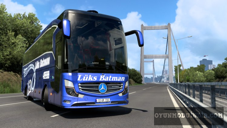 ETS2-Mercedes Benz Travego 15 SHD Lüks Batman Tourism Skin Pack V1