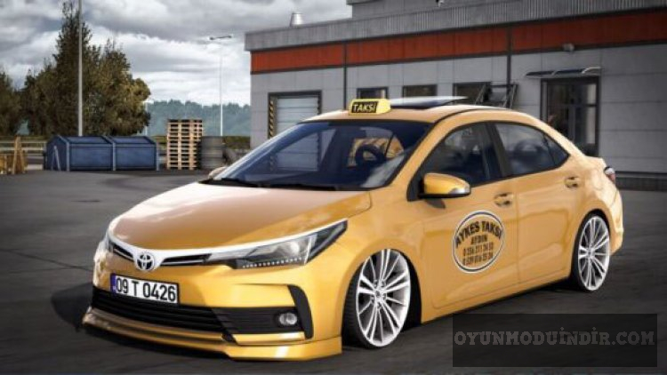 TOYOTA COROLLA TAXİ 2018 ETS2 1.45