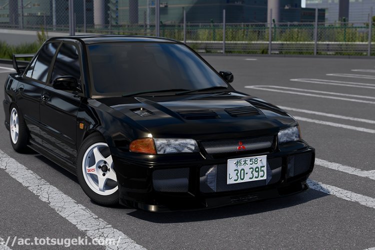 Initial D Kyoichi Sudo’s Mitsubishi Evo III GSR - oyunmoduindir.com