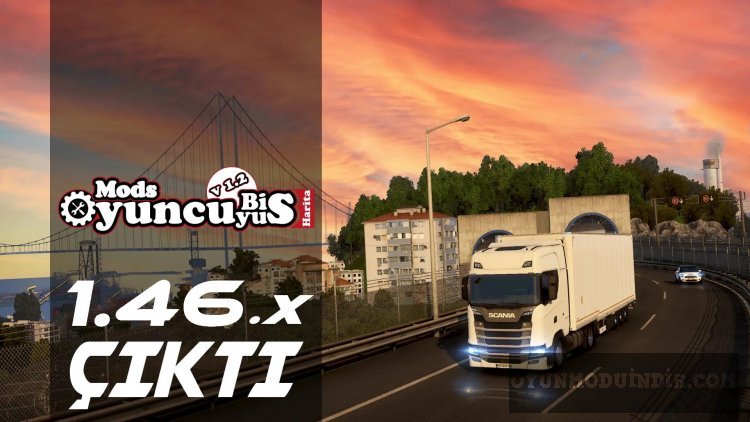 ETS2 Türkiye Haritası 1.46 - Otogar Modu - OyuncuyusBisMap-YKS