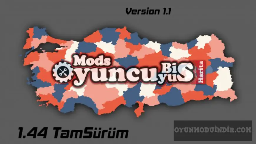 ETS2 Türkiye Haritası 1.44 - Otogar Modu - OyuncuyusBisMap-YKS