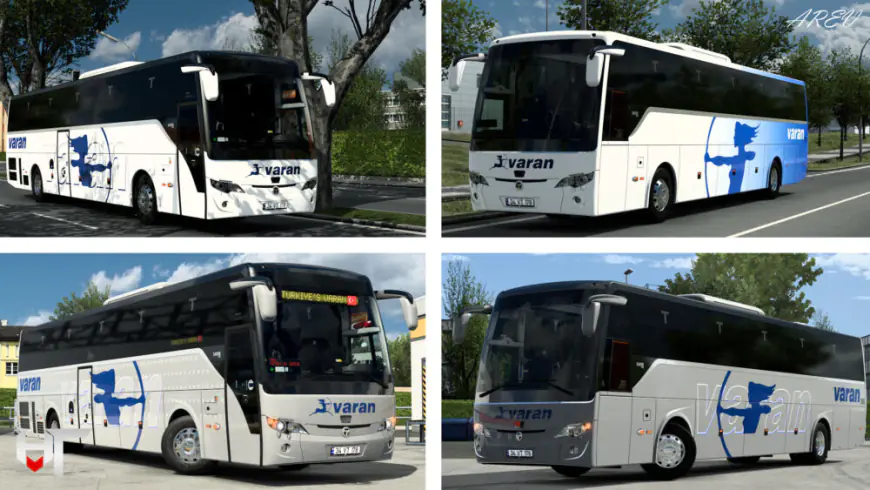 Temsa Safir Plus 2016-2023 – Varan Turizm Skin Paketi