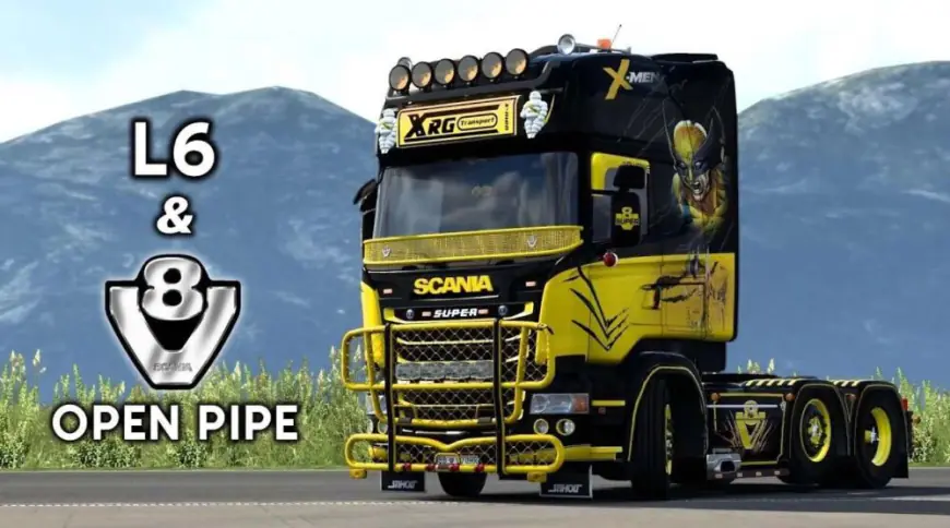 SCANIA L6 & V8 OPEN PIPE WITH FKM SYSTEM 1.48