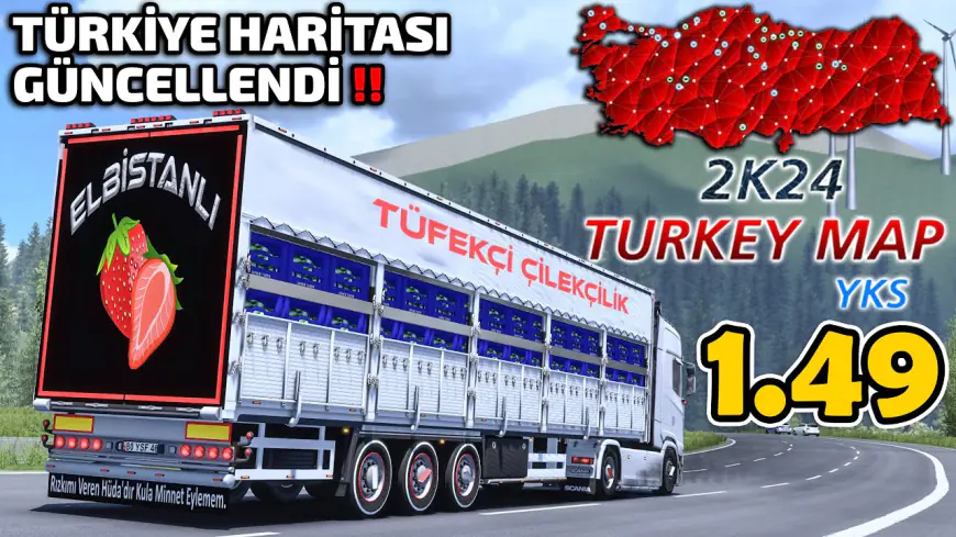 ETS2 Türkiye Haritası 1.49  #ReputedGarage #DigorluUmut