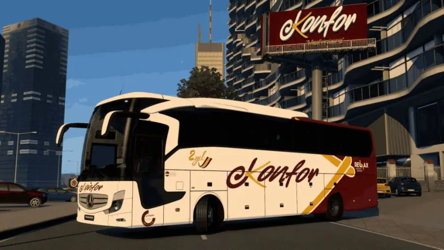 Mercedes Benz Travego 15 SHD Euro 6 Konfor Turizm Kurumsal Skin V2