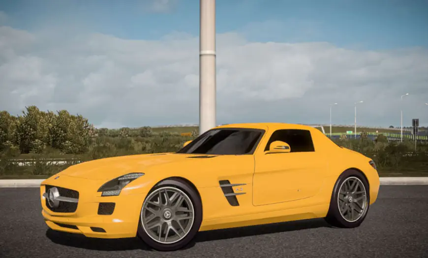 Mercedes Benz SLS AMG 2011 1.1 ETS2 1.50x