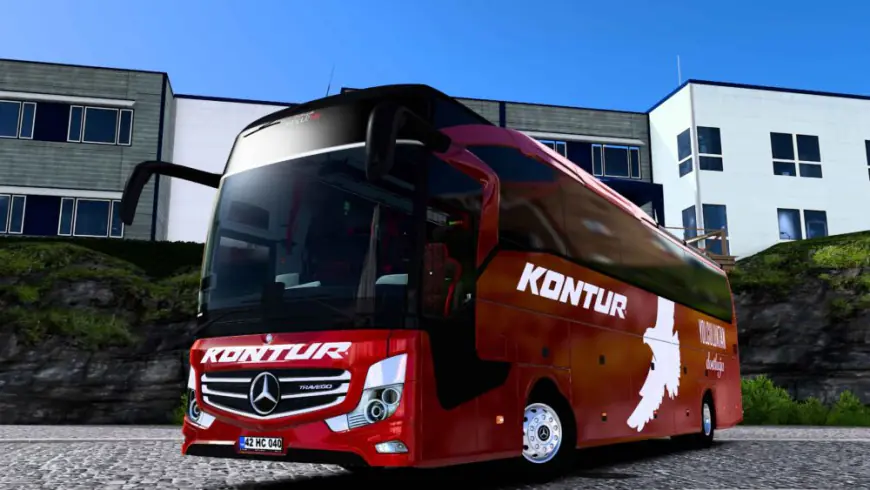 Mercedes Benz Travego Kontur Skin ETS2 1.50