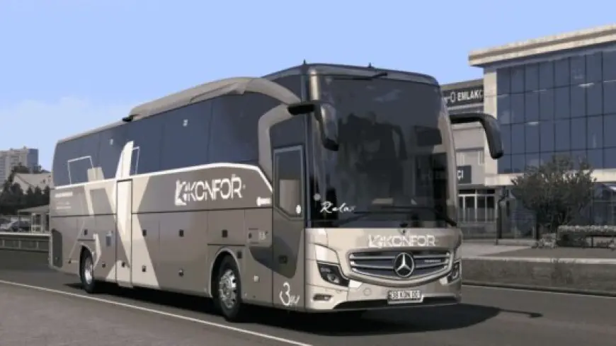 Mercedes Benz Travego 16 SHD Euro 6 Konfor Turizm New Skin ETS2