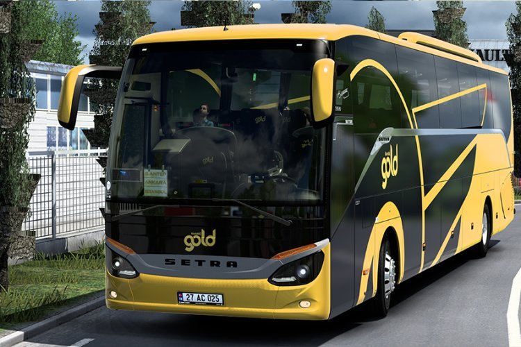 Setra S516HD KamilKoç Gold Skin